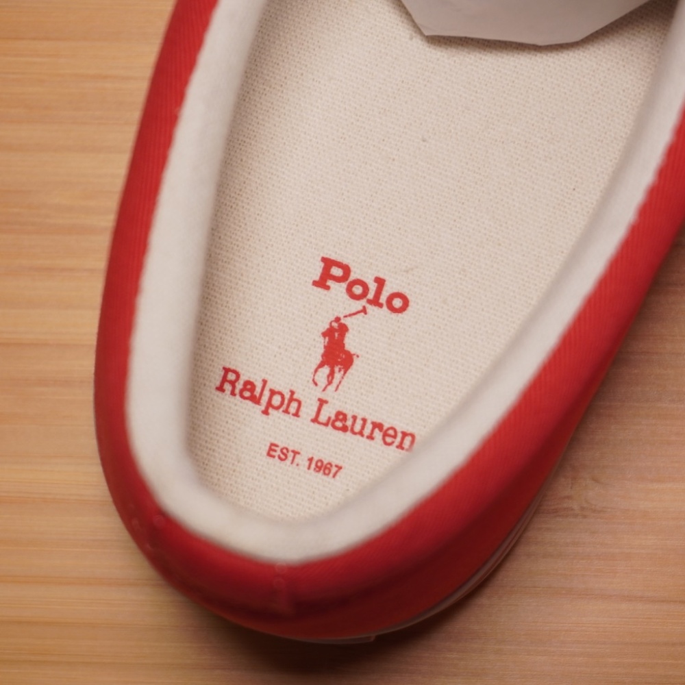 Polo Ralph Lauren Pepper Washed Keaton Junior Shoes Brand New With Tags - Picture 10 of 16